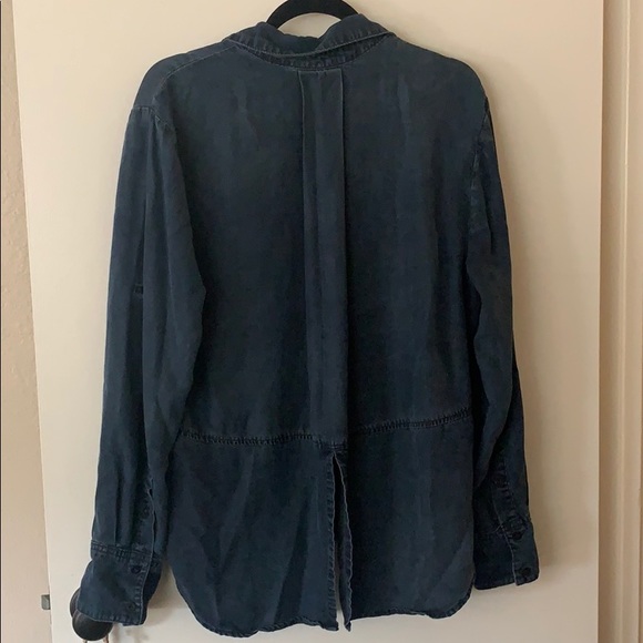 Anthropologie Cloth & Stone Denim Shirt - Picture 7 of 7